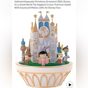Hallmark keepsake it’s a small world sound and motion ornament